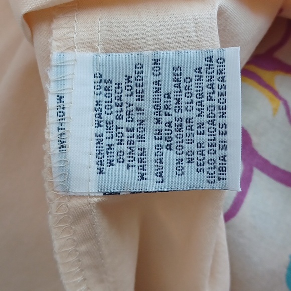 Izod A-line skirt, tropical print, size 10 - Picture 5 of 9